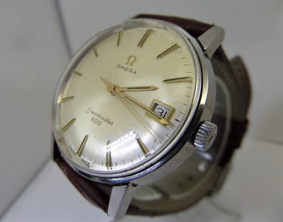 Manual Silver Wind 600 Vintage 1965 Omega Seamaster 600 Men's