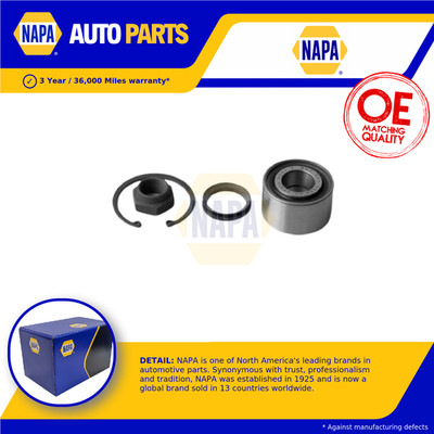 Wheel Bearing Kit fits CITROEN AX Sport 1.3 Rear 87 to 88 M4A(TU24) NAPA 335019