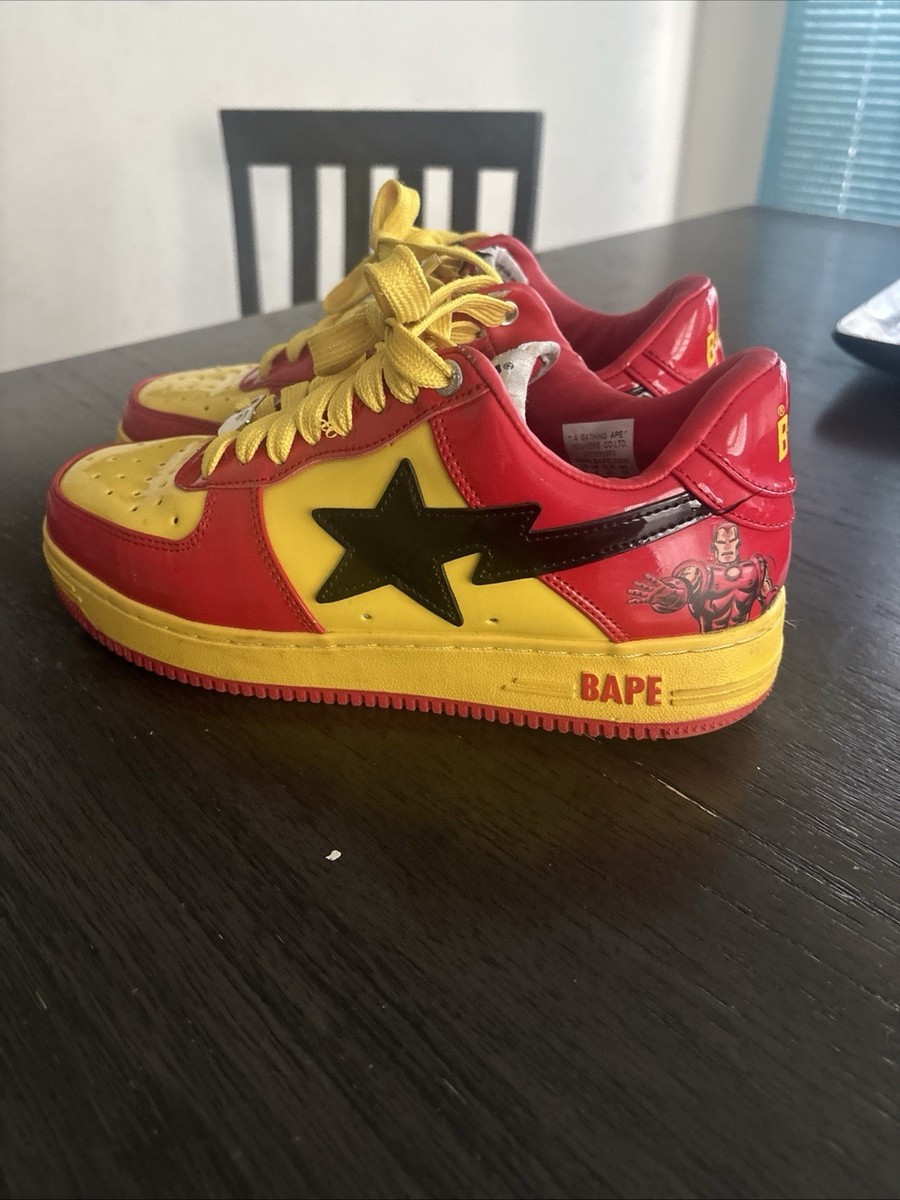 Marvel Shoes Iron Man Nike Air Force Air Force Tenis Do Homem De