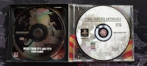 Final Fantasy Anthology Black Label PlayStation PS1 PSX Complete Manual + Tested - Picture 5 of 10