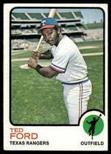 1973 Topps Ted Ford Texas Rangers #299