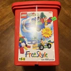 Rare Vintage Lego System 4128 Free Style 1997 Bucket 650 Pieces New Sealed XL
