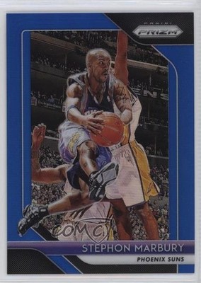 2018-19 Panini Prizm Blue Prizm 8/199 Stephon Marbury #265 09ob