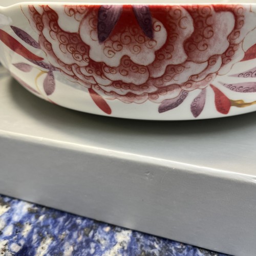 SPODE LUCIA SERVING BOWL 11” FLORAL MULTICOLOR; NEW & GIFT BOXED; BEAUTIFUL - Picture 7 of 19