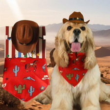 Hund Cowboyhut Haustierkost&uuml;m f&uuml;r Katzen und Hunde, leicht und langlebig