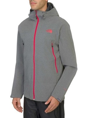 NWT The North Face Men's Burst Rock Jacket Full Zip Vanadis Gray Heather L 2XL