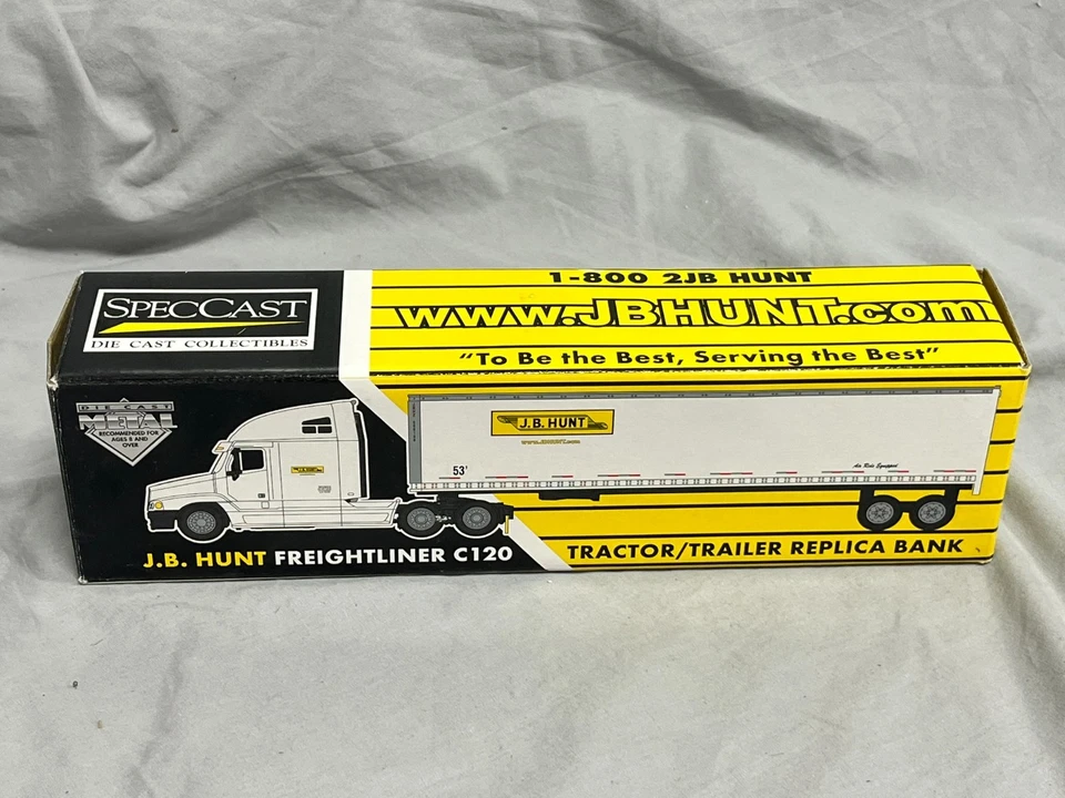 JB HUNT Semi Tractor Trailer 1:64 Spec-Cast Liberty Freightliner NIB - Image 2 of 4