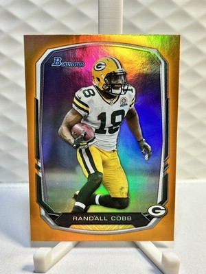 2013 Bowman Randall Cobb 106 Orange Rainbow Refractor 16/50 Packers