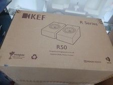 KEF R50 Atmos Speakers (Pair) - High Gloss Black -mint condition
