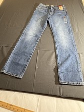 Image of New Levi’s 501 Women High Rise Size 28 Denim Jeans Original Cropped Button Fly