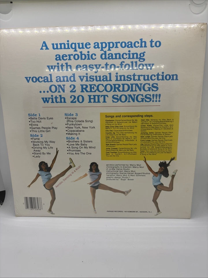 20 Aerobic Dance Hits (1981) - 2 Cassettes Sealed Kmart Parade CLP-101 NEW - Image 4 of 4