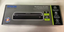 Epson WorkForce ES 200 Portable Duplex Document Scanner NEW Open Box