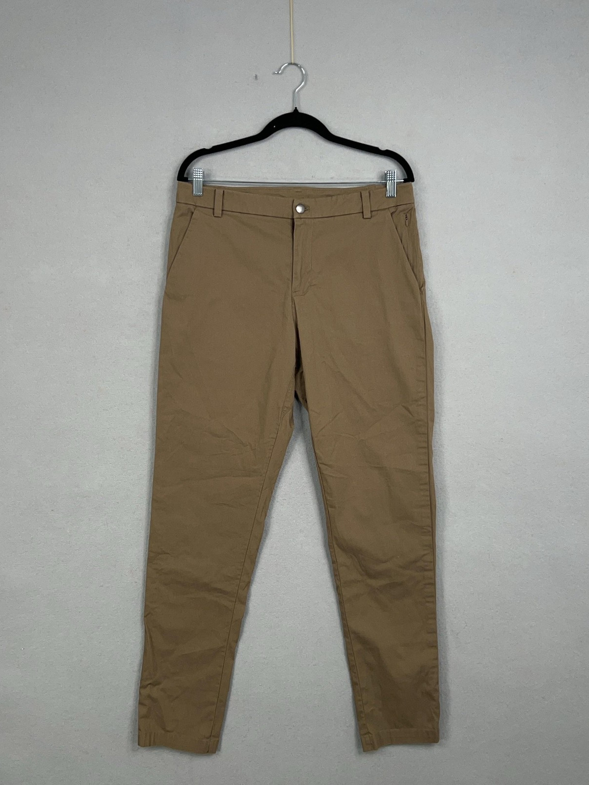 Lululemon Pants Mens 32 Khaki Chino Slim Tapered Pocket Commision Golf Comfort