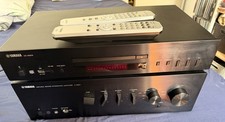 Yamaha AS301 Integrated Amplifier Stereo, Black with CD-S303