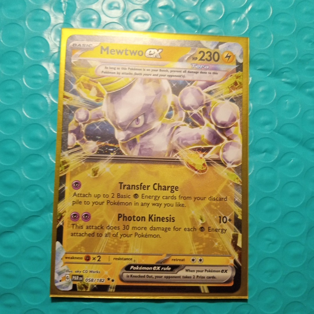 Mewtwo EX 058/182 S&V Paradox Rift Double Rare Tera Holo | eBay
