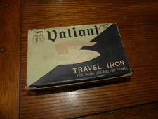 Plancha de viaje Valiant vintage n.º 25/2318 desmontable CA 6.5" - SIN CABLE DE ALIMENTACIÓN