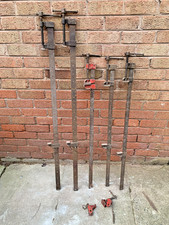 VINTAGE RECORD SASH CLAMPS AND CLAMP HEADS