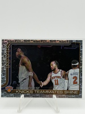 KNICK FINALS TEAM Teammates Shine 2025-26 TOPPS LOGO FOIL #274