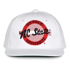 NC State Wolfpack Retro Circle Snapback Hat