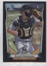 2014 Bowman Draft Chrome Black Wave Refractor Blake Anderson #CDP34 3j2