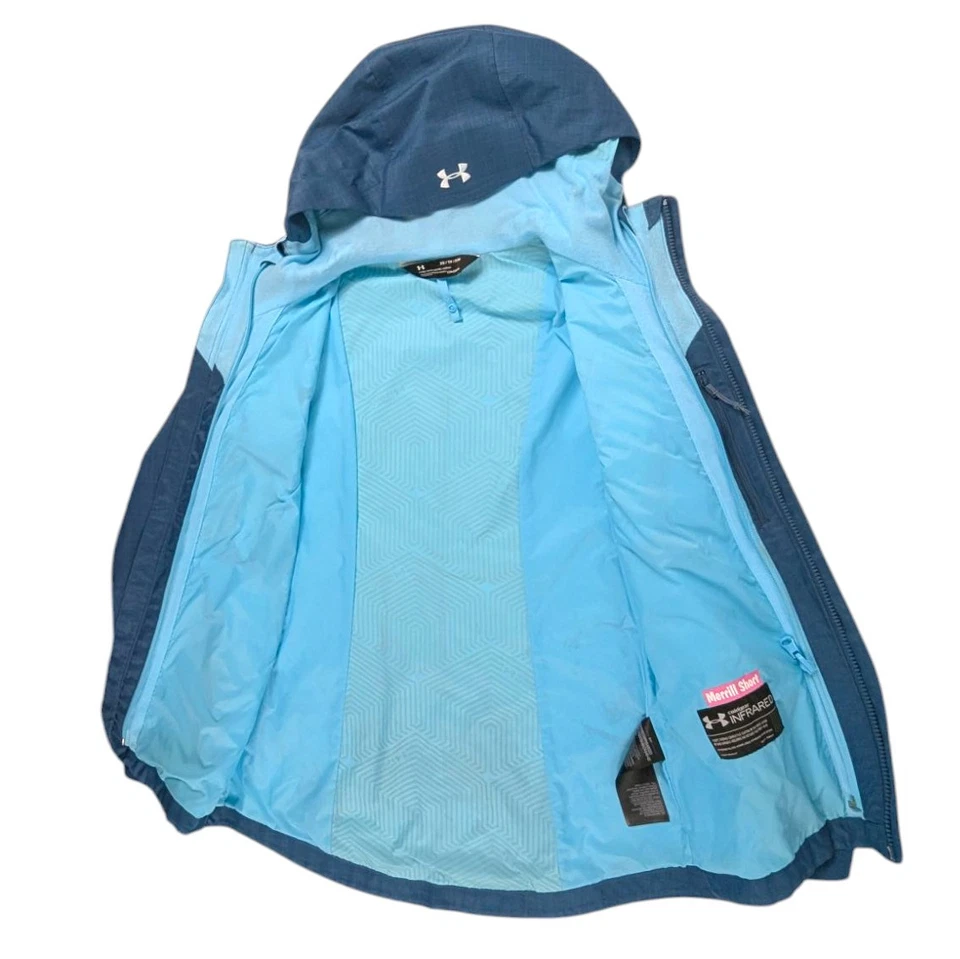 Under Armour Storm ColdGear Sienna 3 in 1 Jacket Women's Size Small Blue Thermal - Image 3 of 4