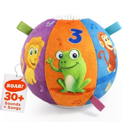 Move2Play Interactive Baby Crawling Ball, 30+ Songs & Sounds. Toy 6-36 Months.