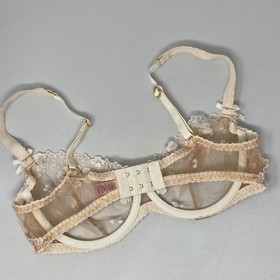 Agent Provocateur Bethanie Ivory Lilac Bra 34D New