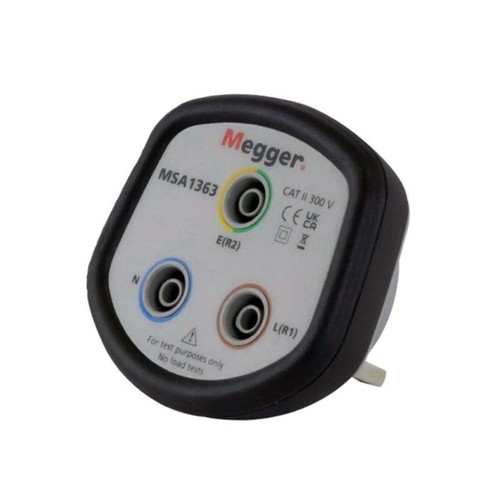 Megger MSA1363 UK - Test Sockets without removing the Faceplate!