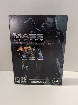 Mass Effect Trilogy PC DVD-ROM Complete 6-Disc Set Original Case No Manual