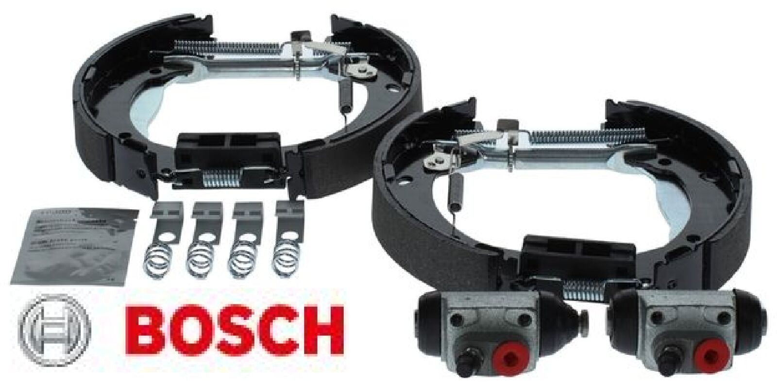 BOSCH 0204114671 Bremsbackensatz 4 Bremsbacken Trommelbremse für Hyundai