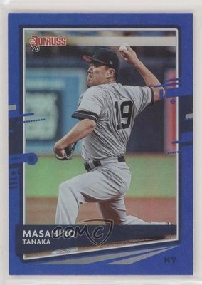 2020 Panini Donruss Holo Blue Masahiro Tanaka #120 0c6