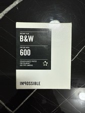 IMPOSSIBLE Instant Film B W 2.0 For Polaroid 600 Cameras Ed 01/14 Exp Sealed