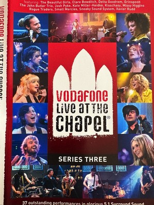 VODAFONE LIVE AT THE CHAPEL: Series Three - Various DVD Exc Cond!