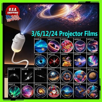 Starry Sky Aurora Galaxy Projector Night Light 360° Rotating LED Mood Lamp
