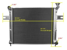Los6 for Radiator Jeep Grand Cherokee& Commander 3.7L 4.7L 6.1L 5.7L 3ROW