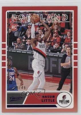 2019-20 Panini Chronicles Classics Purple /49 Nassir Little #666 Rookie RC et0