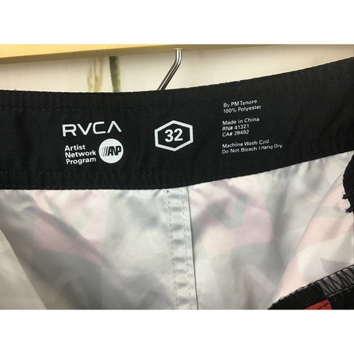 Pantaloncini corti da uomo RVCA Artist Network Program con coulisse logo colorblock taglia 32 - Foto 11 di 12