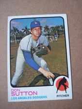 1973 Topps baseball Don Sutton card #10 EX