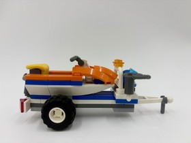 LEGO City 7737 - Coast Guard 4WD & Jet Scooter + 7736 Quad Bike (2008), No Original Box