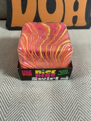 Needoh Nice Berg Swirl orange Original UK-Verkäufer kostenloser UK-Versand