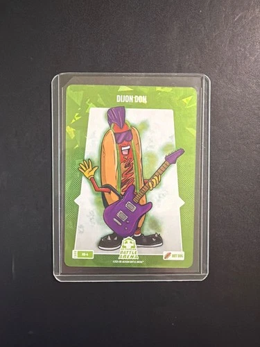 Dijon Don Bo Jackson Battle Arena Alpha Edition Hot Dog HD-4 CARD Cracked Ice