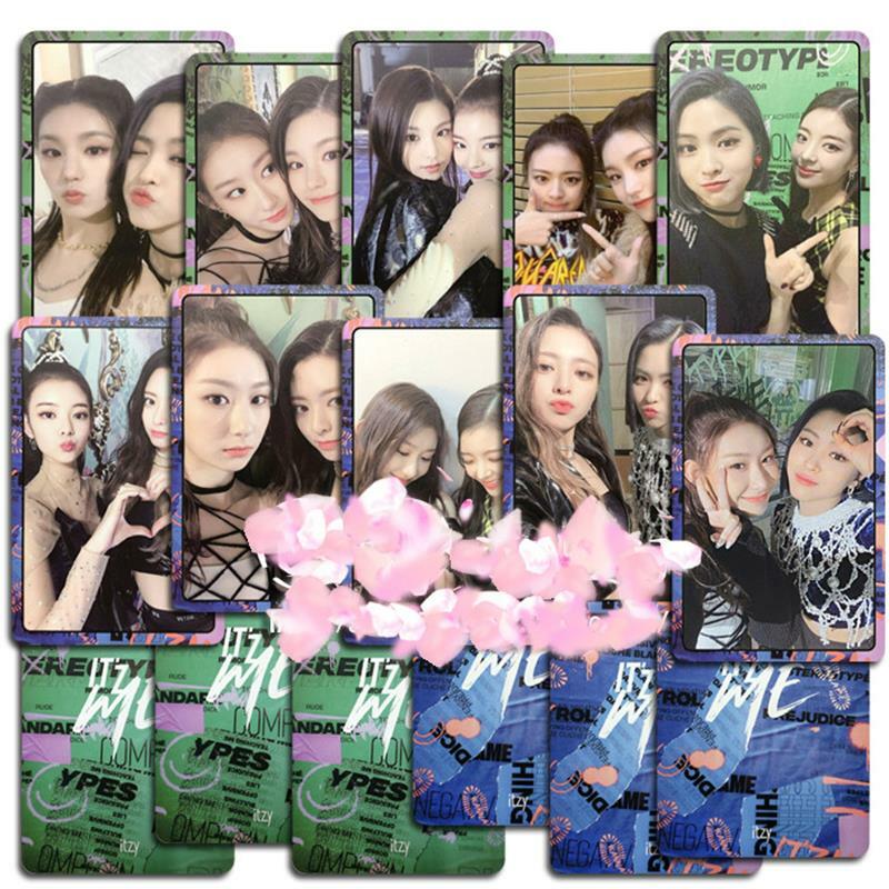 Kpop ITZY IT'z ME Wannabe Album Photocard Round Corner Autograph