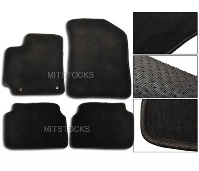 FOR 2007 - 2011 TOYOTA COROLLA BLACK NYLON CARPET FLOOR MATS 4 PCS NEW