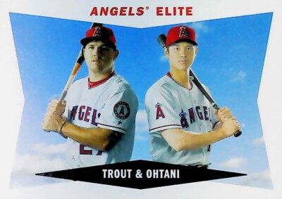 2020 TOPPS ARCHIVES #60CCTO MIKE TROUT SHOHEI OHTANI  1960 COMBO