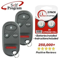 2 For 1996 1997 1998 1999 2000 2001 Honda Prelude Keyless Entry Key Remote Fob