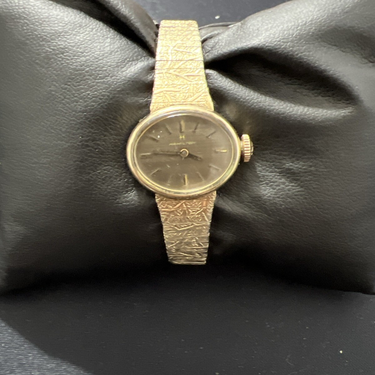 Vintage Hamilton 10K RGP Oval Case Manual Wind Ladies Watch 
