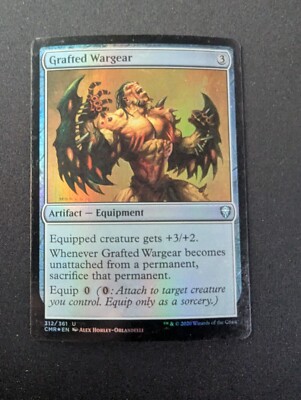 GRAFTED WARGEAR FOIL #312 MTG Commander Legends