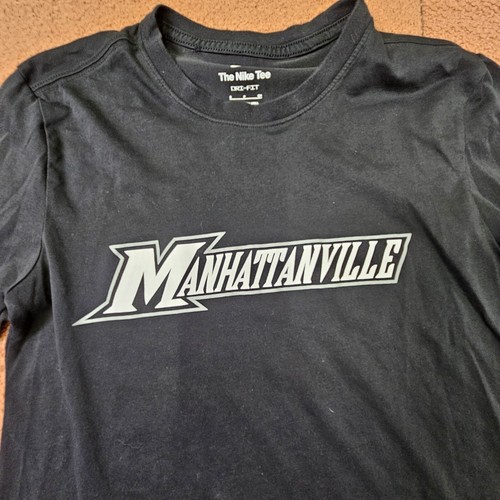 Manhattanville College Nike Erwachsene T-Shirt Small schwarz Langarm Dri-Fit N4a - Bild 2 von 9