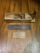 VTG Antique (Chapin Stephen's) Wood Block Plane Solid Woodworking Tool Decor 