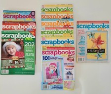  10 Scrapbooks Etc. Magazines Better Homes Gardens Creative Collections NEW